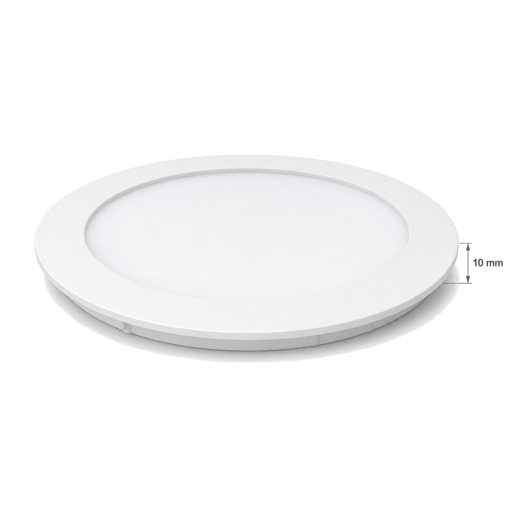 Detail ultratenkého profilu kulatého panelu s okótovanou výškou 10 mm